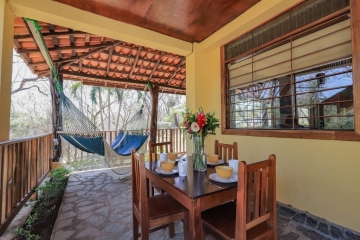 Outdoor wraparound porches