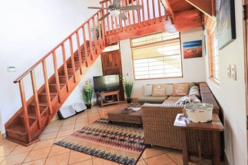 Comfortable living room with TV