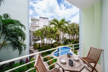 Balcony from large bedroom