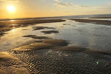 Sunset At Low Tide