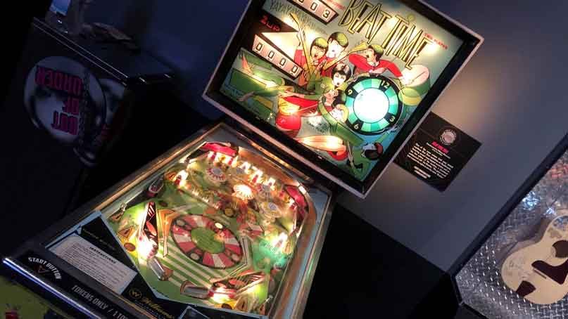 Beatles themed pinball machine