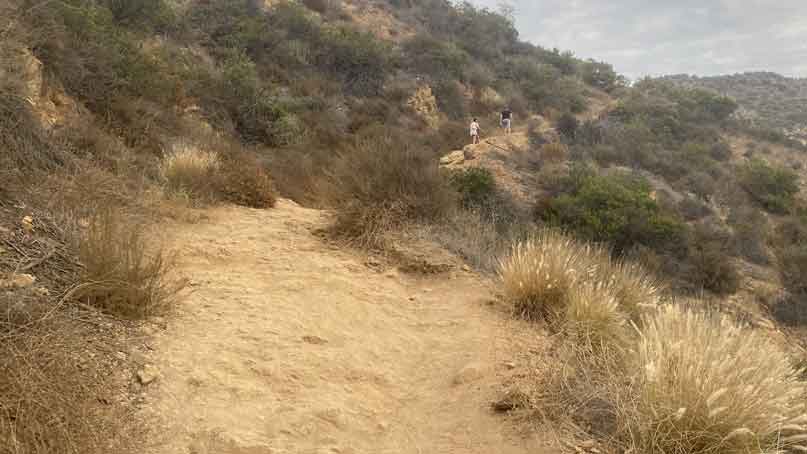 Desert mountain trail - very steep