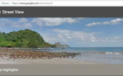 Discovering Google Street View gallery of Costa Rica