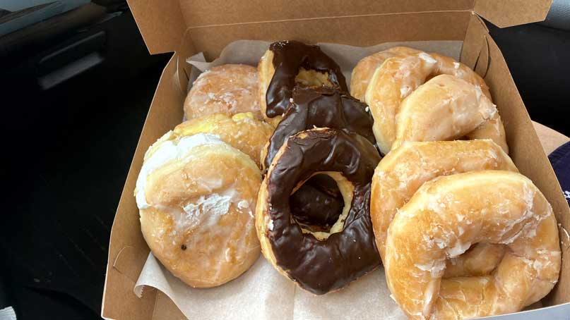 Box of a dozen donuts