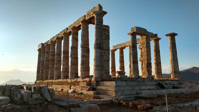 Poseidon temple in greece