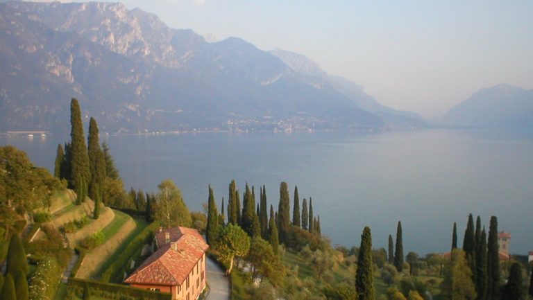 lake view from mountainside