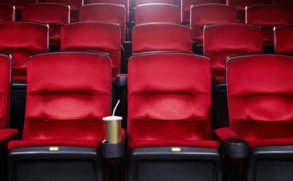 empty seats in a movie theater