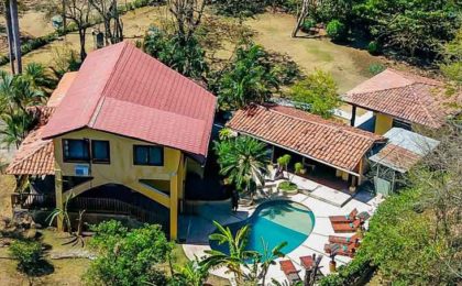 Overhead view of Casa Salita, our second real estate purchase in Costa Rica