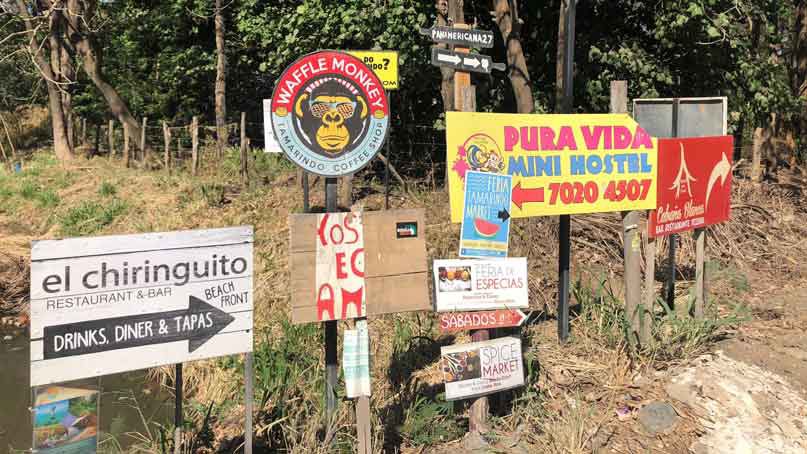 Lots of small businesses operate in Tamarindo, a good location to establish your own small business